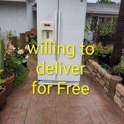 Maytag Counter-Depth Side By Side Refrigerator. 25 Cuft