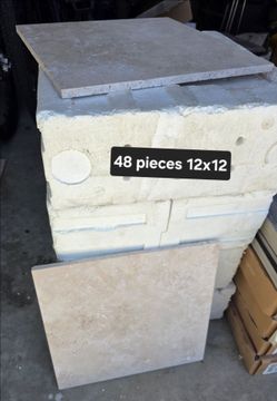 Travertine Honed 12 x 12 Tile