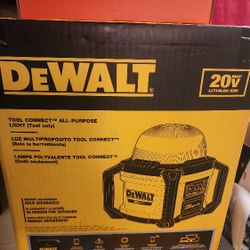 DEWALT TOOL CONNECT 20V ALL PUPOSE CORDLESS WORK LIGHT 
