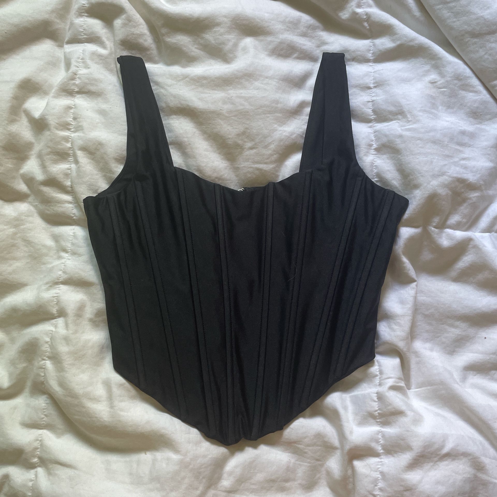 Black corset top