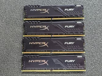 HyperX Fury DDR4 RAM Kit of 128GB (4x32) Sticks)
