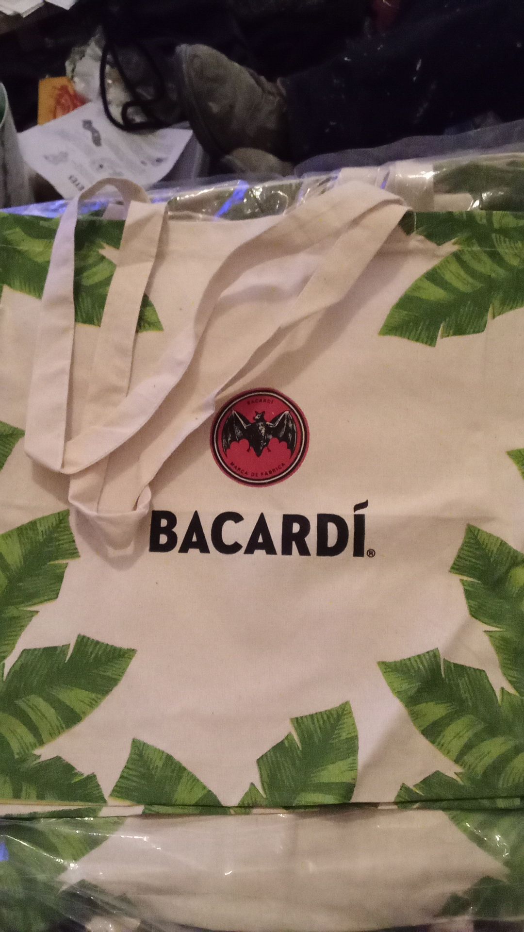 20 Bacardi Canvas Tote Bags $50 For All