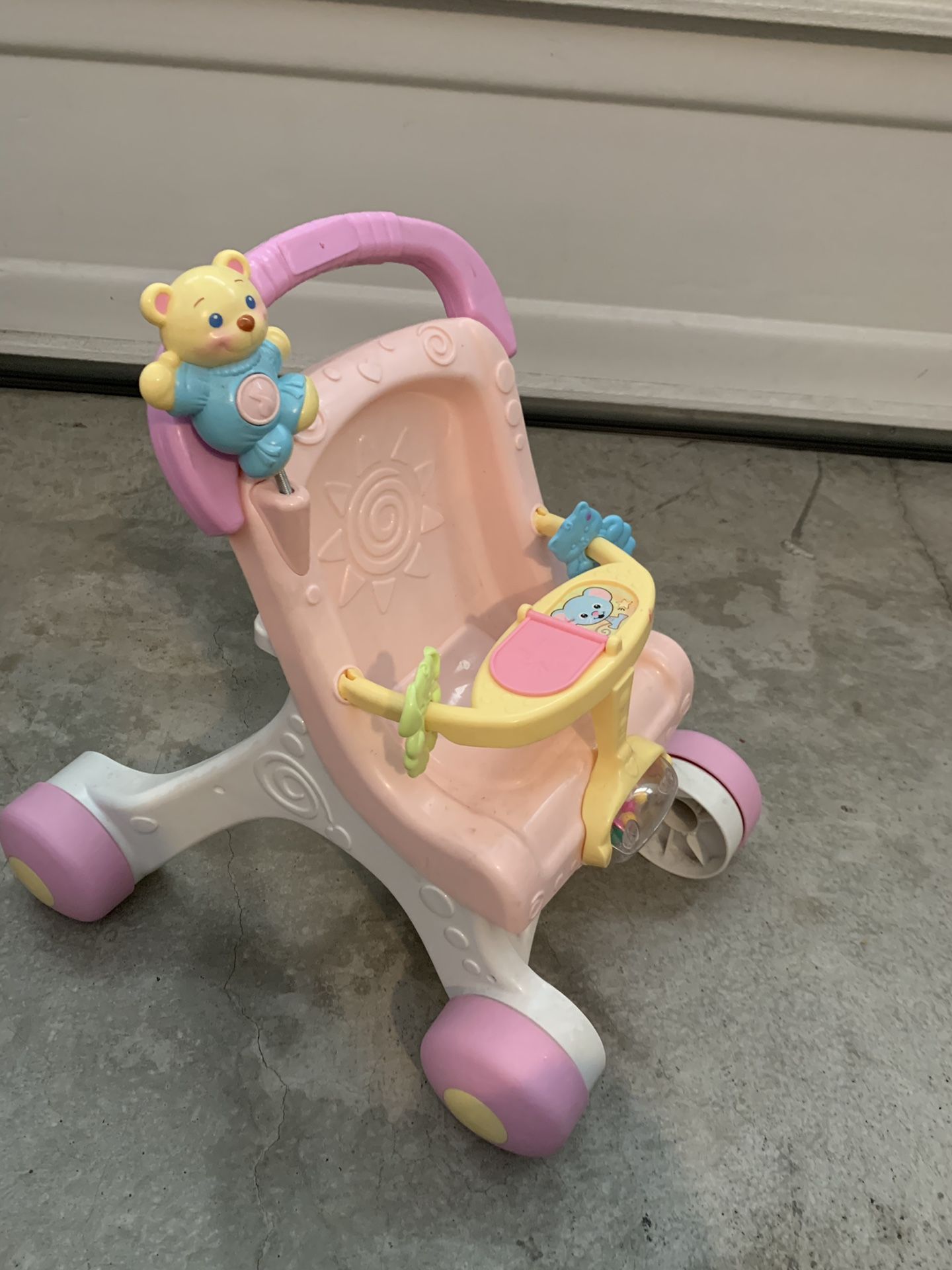 Fisher price brilliant basics stroll along walker