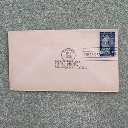 1956 First Day Cover Commemorating Labor Day With A 3¢ Stamp #1082