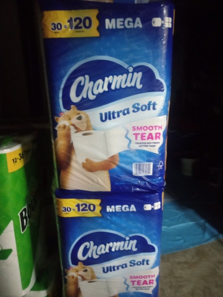 CHARMIN ULTRA SOFT TOILET PAPER 30=120 1ROLL=4