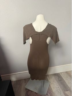 Brown Fitted Dress / Tunic