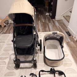 Uppababy Vista V2 Stroller With Bassinet (2024, Like New)