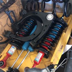 2026 TRD Tundra Front Bilstein Coilover Shocks / Rears Shocks And Springs Upper Control Arms. Used One Week. Fitment 2022-2026