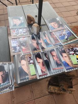 Donruss Studio 1997 oversize NFL trading cards  lot of  40 +