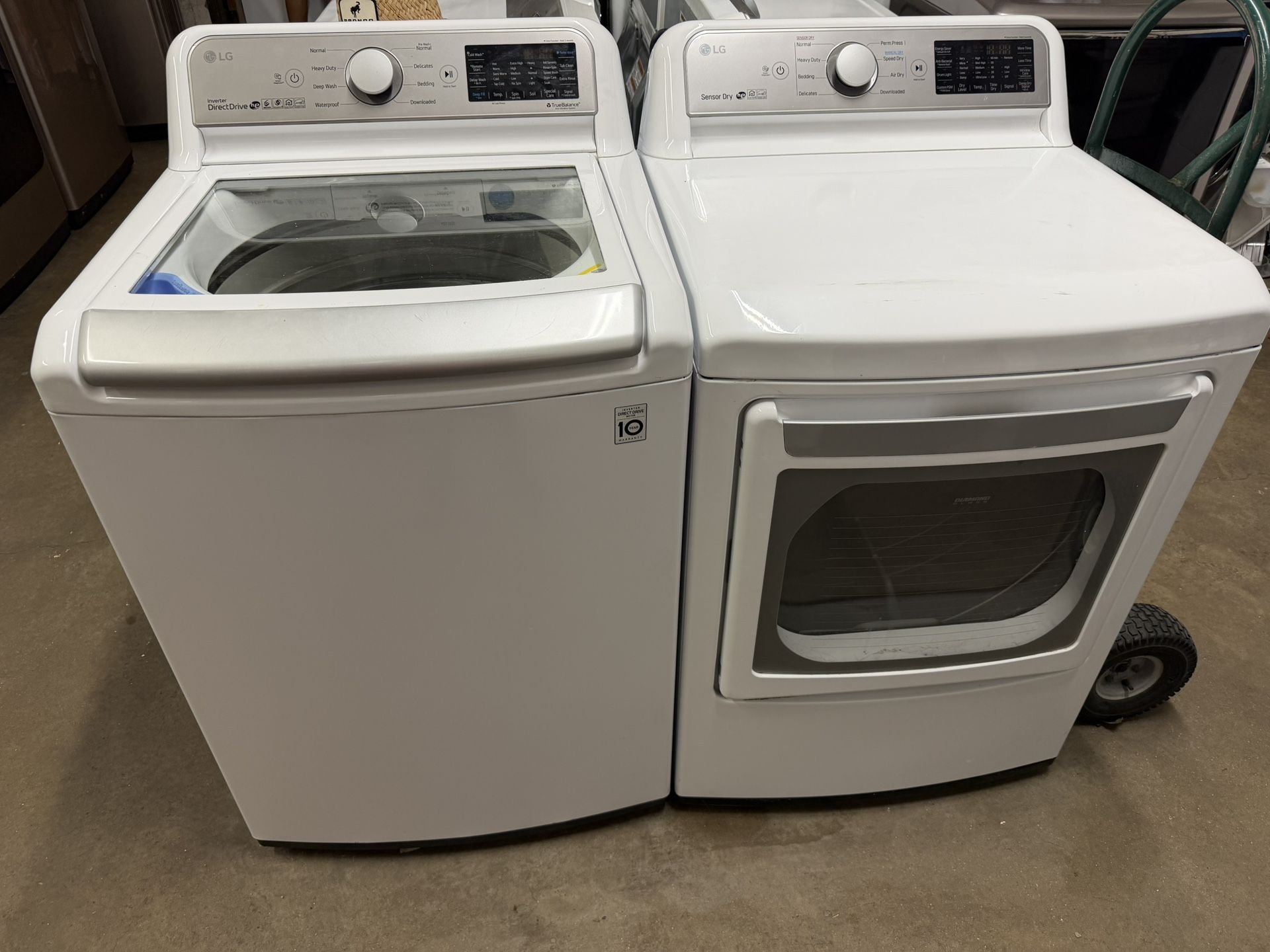 Lg Washer And Lg Electric Dryer