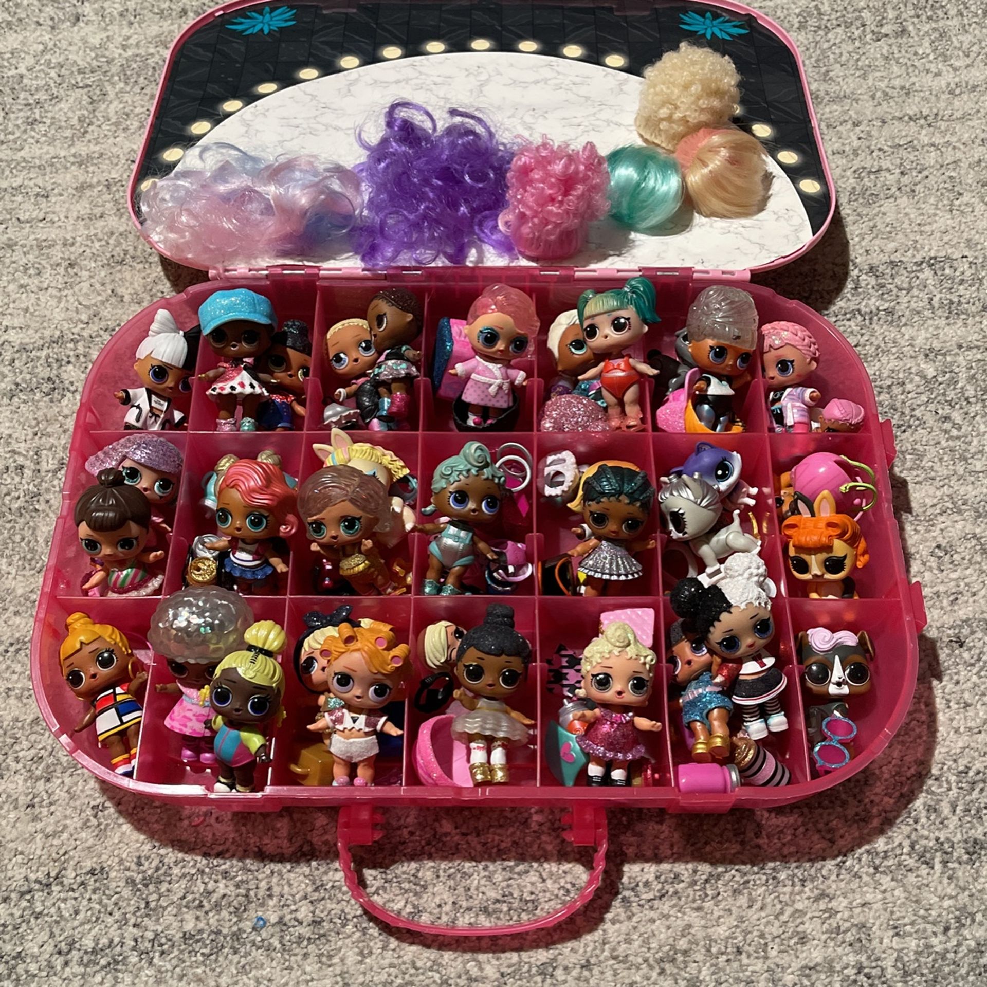LOL Dolls and Carry Case