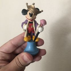 Vintage Mickey Mouse Pewter Decoration 1980s