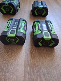 Ego batteries and chargers used 2 times