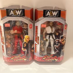 Wrestling figures 