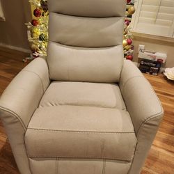 Cream Swivel, Recliner 