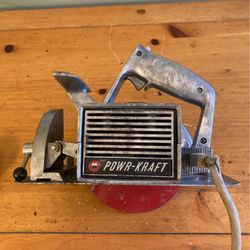 Vintage powercraft 7 1/4 inch circular saw