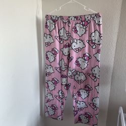 Hello Kitty Pink Pajama Pants