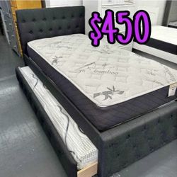 NEW  TWIN OVER TWIN BED FRAME AND MATTRESS 