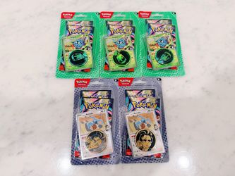 Ascended Heroes Collection Blister Checklane Pack Larry’s Komala and Erika’s Tangela TCG Pokemon Cards Mega Evolution 2.5 AH Foil Promo Card