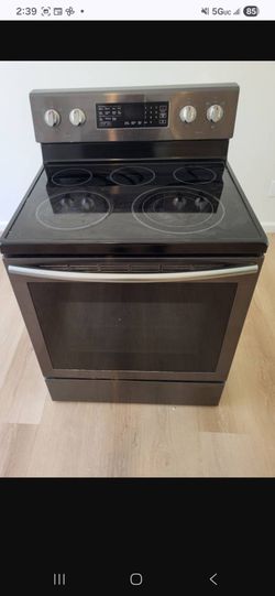 Samsung, black stainless steel electric