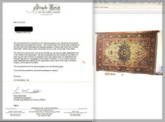 Sarouk Oriental Rug - Early 1900s - 4.2 x 6.8  Great Condition