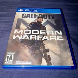 PS4 COD Modern Warfare
