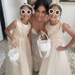 Pair Of Floral Headpieces