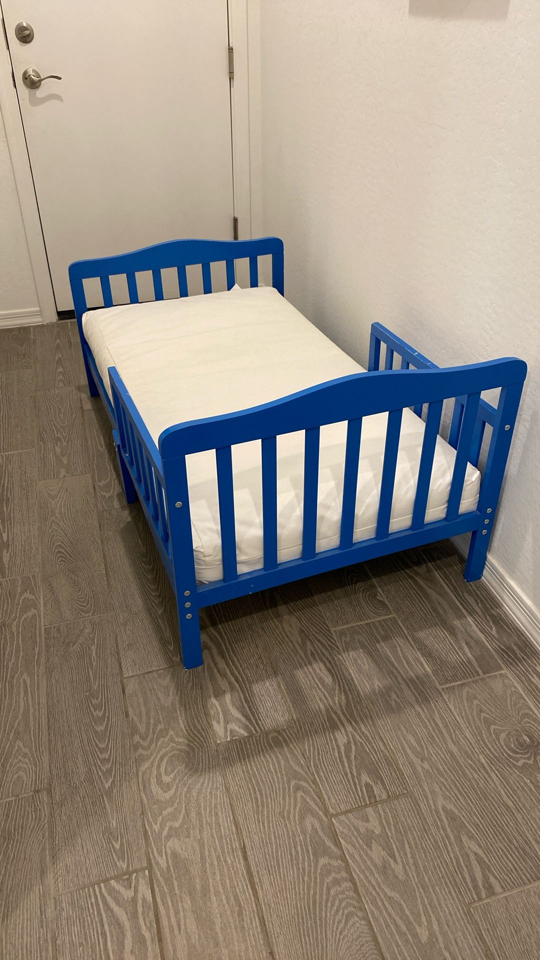 Blue Toddler Bed frame