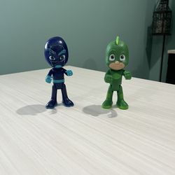Disney Junior PJ Masks Gekko & Night Ninja Talking Action Figure 2-Pack Es Free Holiday returns until