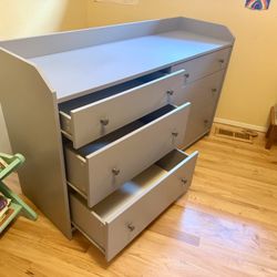 Ikea HAUGA 6-drawer dresser, gray