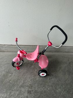 Radio Flyer bike Stroll 'N Trike - Pink: Steel Frame