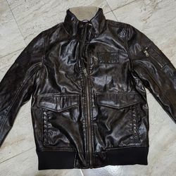 Tommy Hilfiger Bomber Leather Jacket