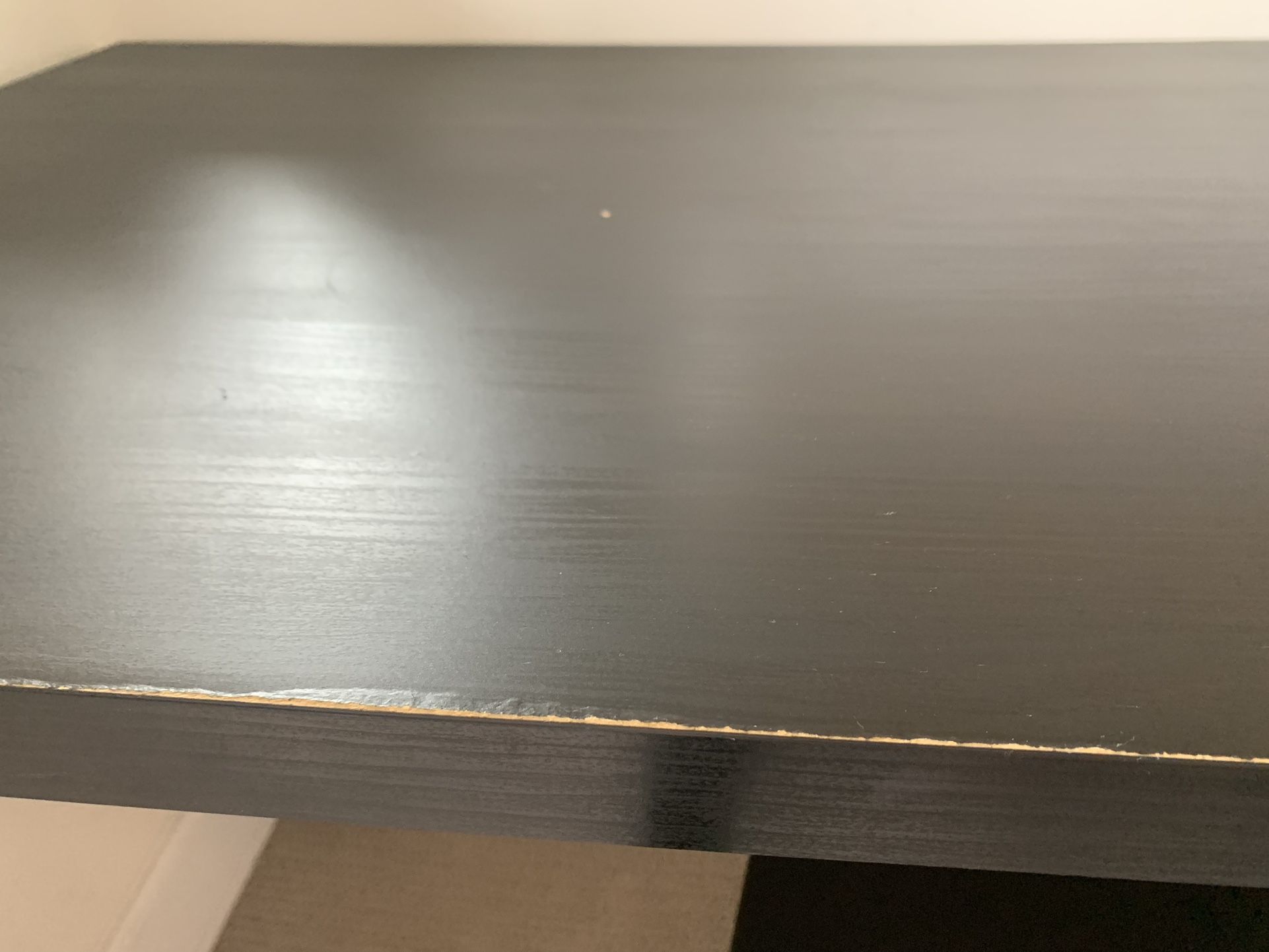 IKEA tables & foldable chair set, black.