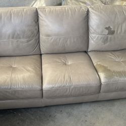 Free! Leather Couch. Check Pics 