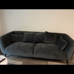 Navy Couch with Pillows for Sale - Pick up by Friday May 9