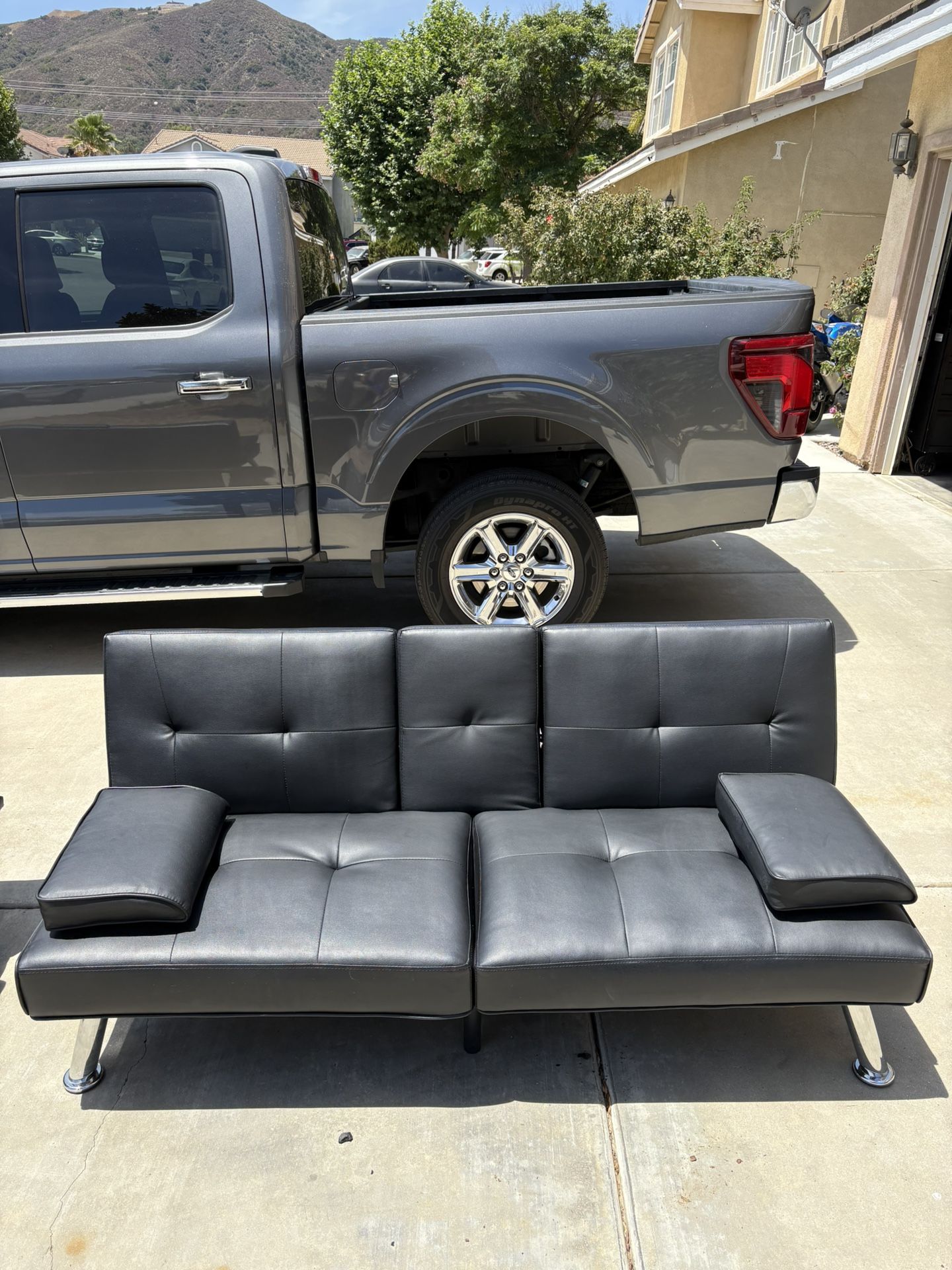 Futon Sofa Bed (black)
