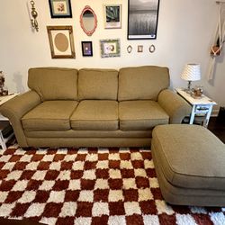 3 Seater Couch with Ottoman