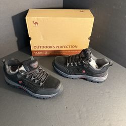 Men’s Hiking/Work Boots Black Size 9.5