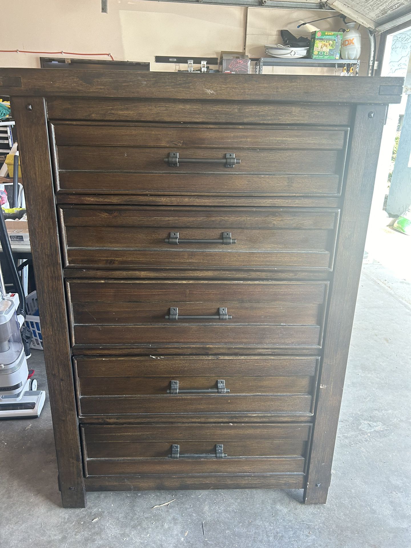 five Drawer Dresser, Chest Of Drawers