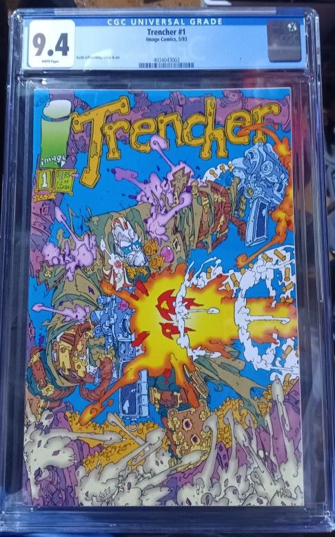 Trencher #1 Comic CGC Graded 9.4