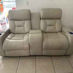 Sofa Reclinable  De Dos Piezas 