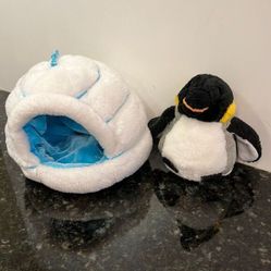 Wild Republic Plush Igloo with Penguin Soft Stuffed Animal 