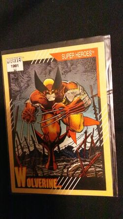 Wolverine Marvel Card 1991