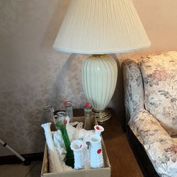 Lamps Milk Glass Books