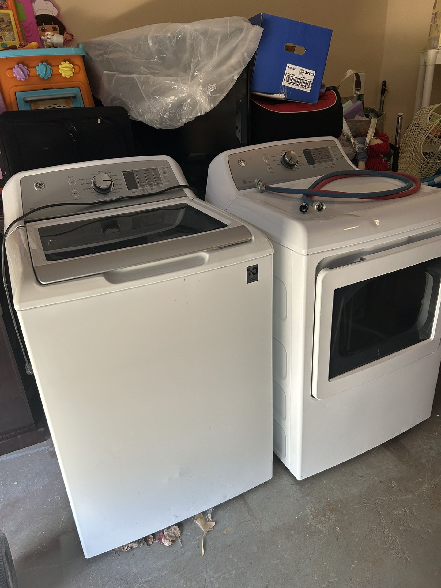 Washer and dryer