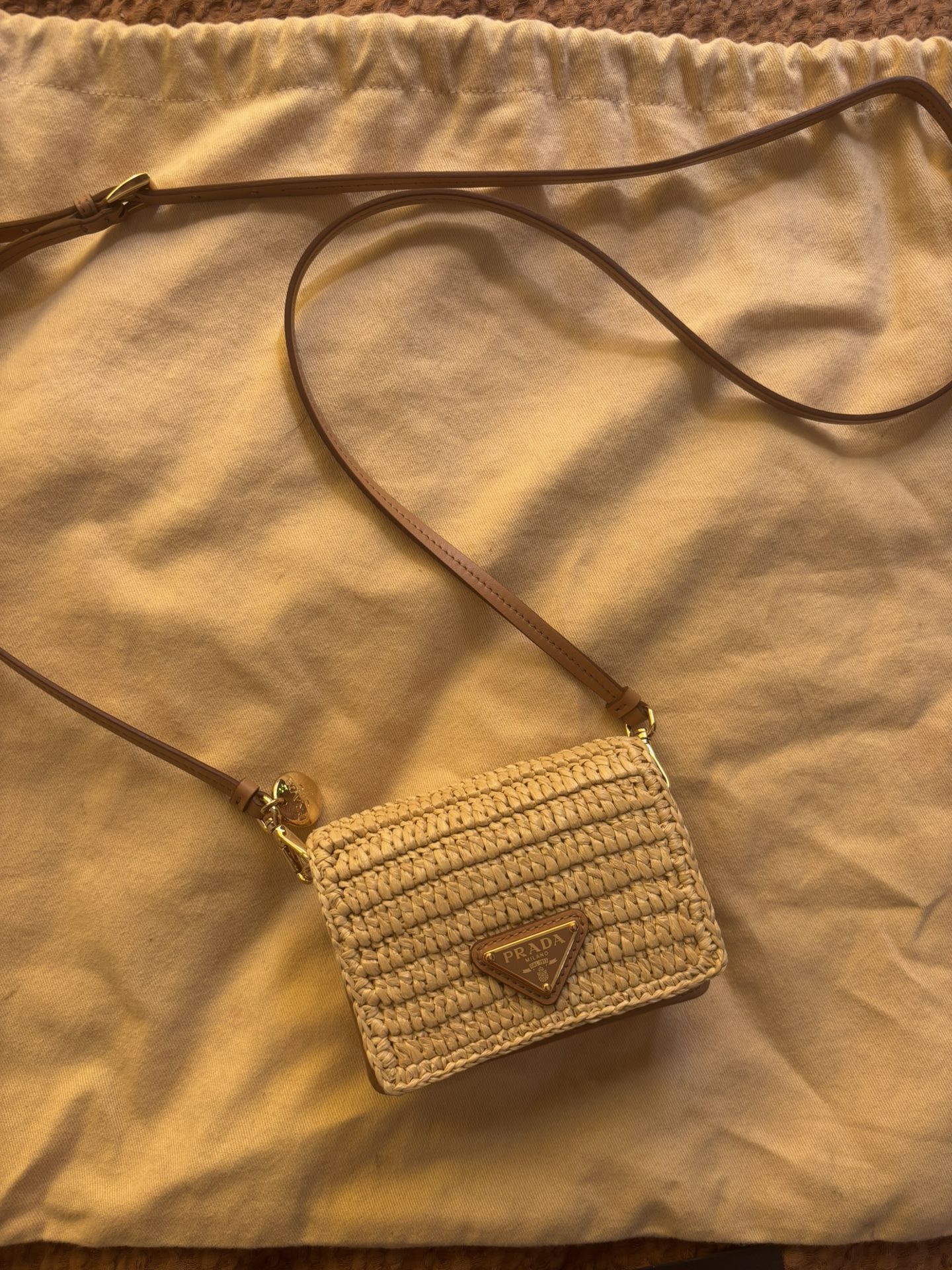 Prada Wallet With Cross Body Strap