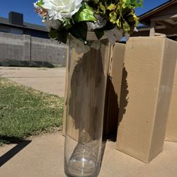 XL Cylinder Glass Vases