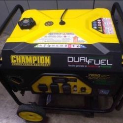 Brand new Champion Power Equipment 6250-Watt Gas and Propane Powered Dual-Fuel Portable Generator with CO Shield Technology: Retail Price - $949