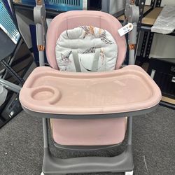 New. Portable High Chair, High Chairs for Babies and Toddlers, Adjustable Baby Chair