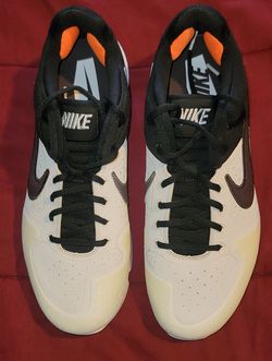 Brand New Nike Huarache Elite Baseball Turf Shoes White Black Men Size 12